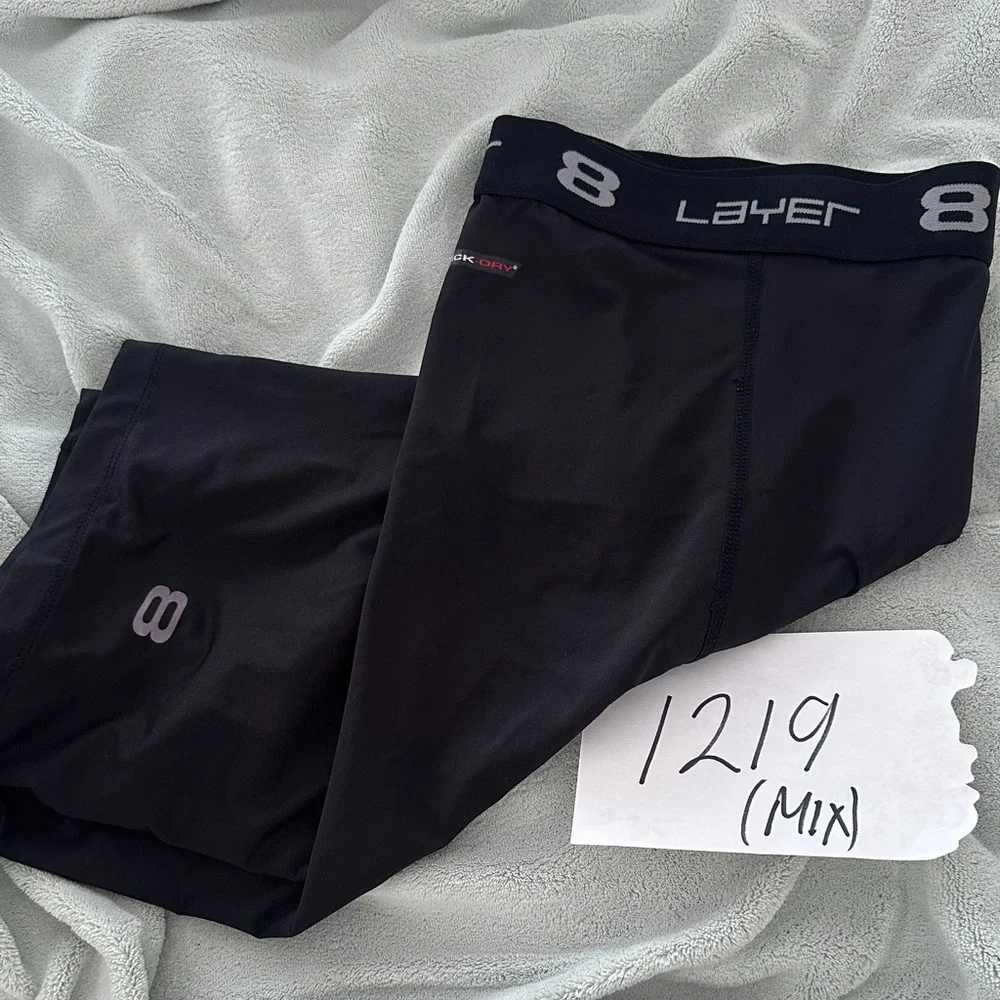 Layer 8 Men's Dark Boxer Briefs with Logo Band Size XL
